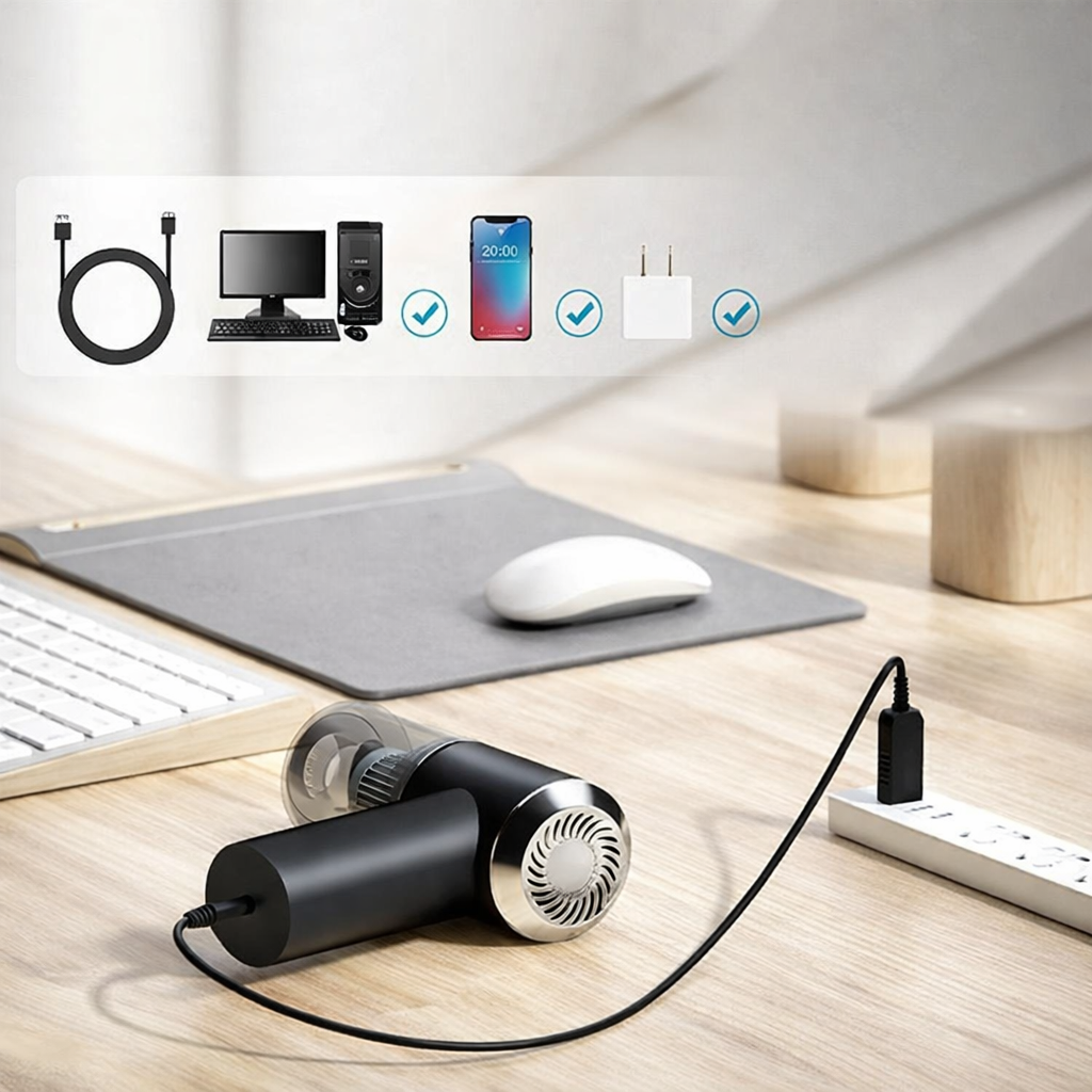 Chash Nab  Portable Air Duster Wireless Vacuum Cleaner