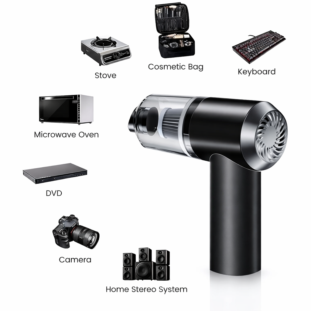 Chash Nab  Portable Air Duster Wireless Vacuum Cleaner